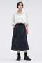 WASHED COTTON NYLON SKIRT マーガレット・ハウエル/MARGARET HOWELL