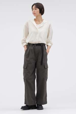 マーガレット・ハウエル/MARGARET HOWELLの【予約販売】WASHED COTTON NYLON TROUSERS(110600/110601)