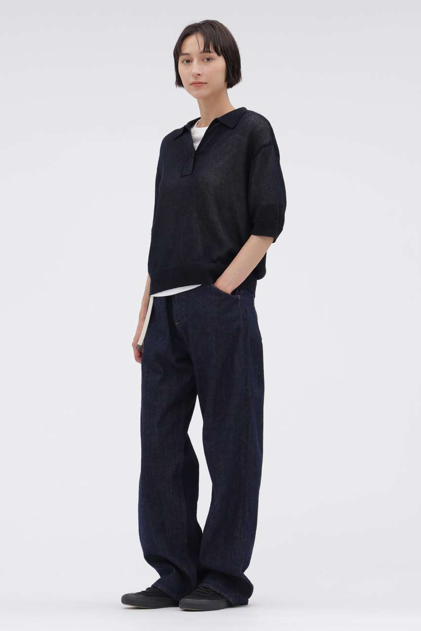 マーガレット・ハウエル/MARGARET HOWELLの【予約販売】CANTON DENIM TROUSERS(ブルー/5956240202)