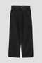 【予約販売】CANTON BLACK DENIM TROUSERS マーガレット・ハウエル/MARGARET HOWELL