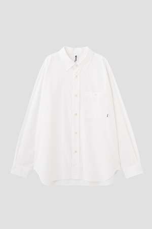マーガレット・ハウエル/MARGARET HOWELLの【予約販売】PIECE DYED COTTON POPLIN SHIRT(110400/110403)