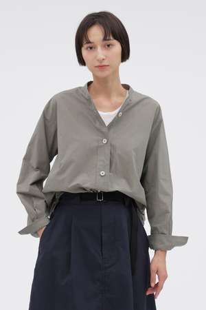 マーガレット・ハウエル/MARGARET HOWELLの【予約販売】END ON END WEAVE COTTON SHIRT(110400/110403)