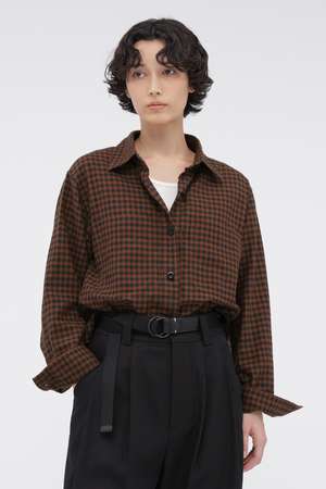 マーガレット・ハウエル/MARGARET HOWELLの【予約販売】FADED LINEN COTTON PLAINWEAVE SHIRT(110400/110403)