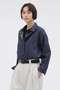 COTTON LINEN DENIM SHIRT マーガレット・ハウエル/MARGARET HOWELL ブルー