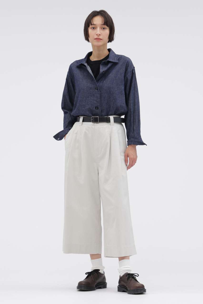 MARGARET HOWELL(マーガレット・ハウエル)｜COTTON LINEN DENIM SHIRT