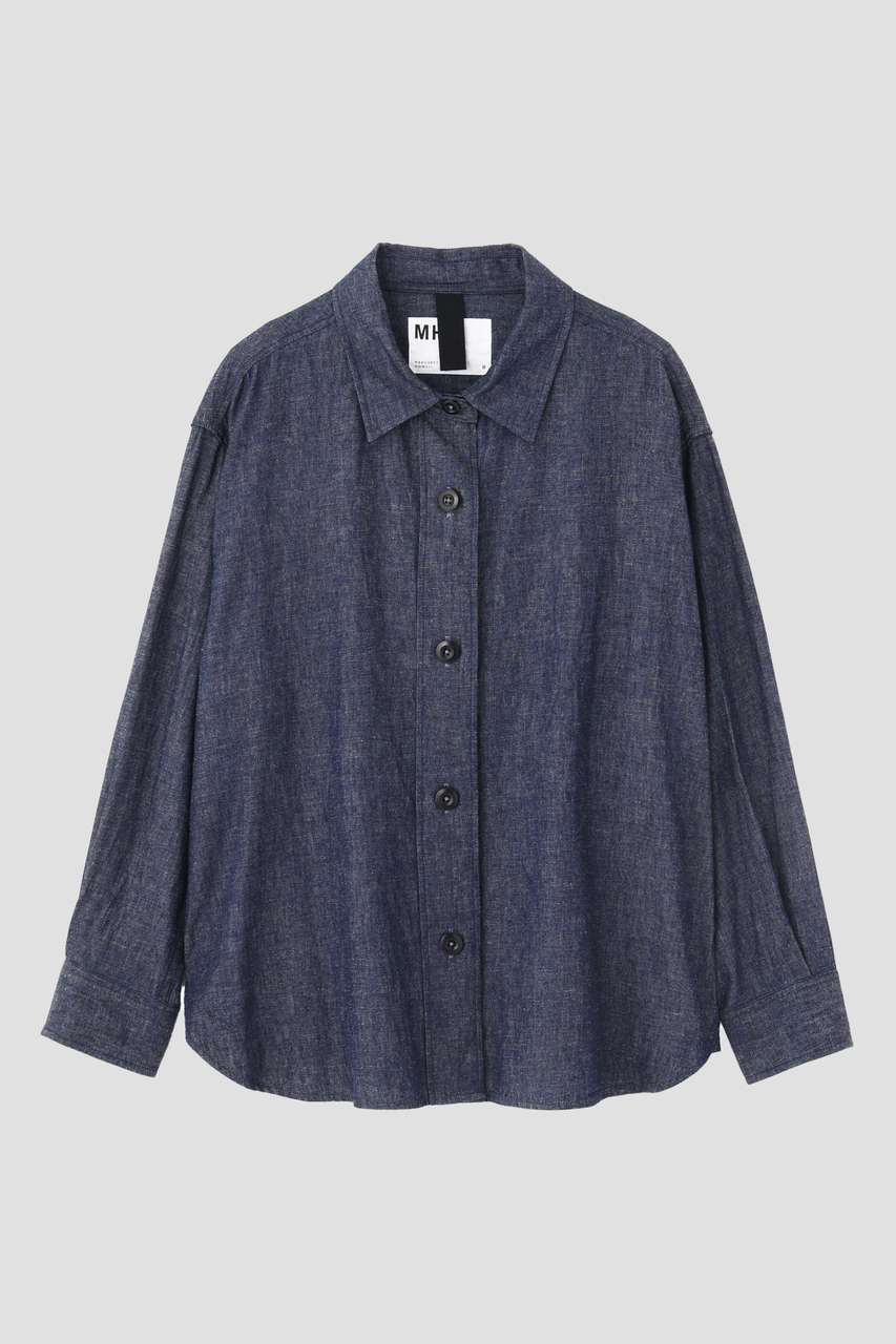 MARGARET HOWELL(マーガレット・ハウエル)｜COTTON LINEN DENIM SHIRT