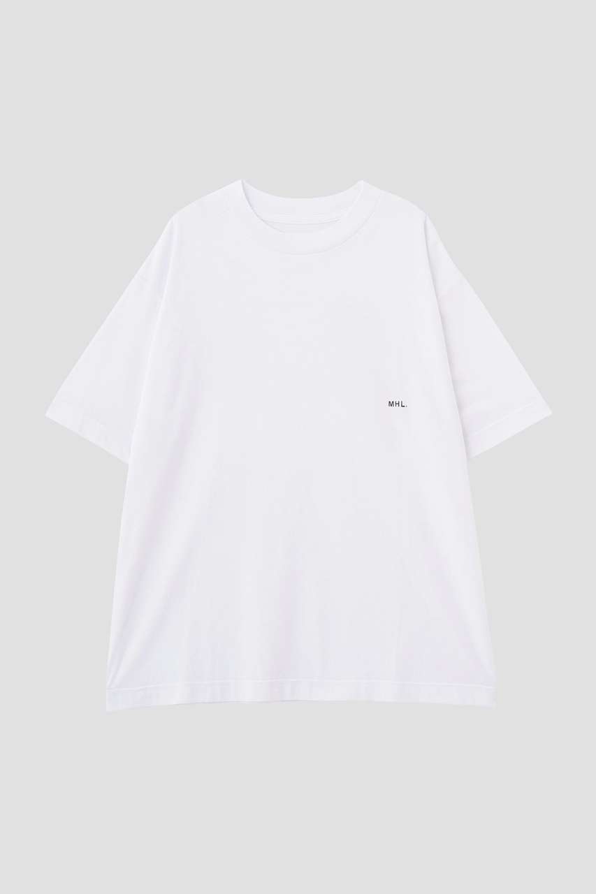 マーガレット・ハウエル/MARGARET HOWELLの【予約販売】COTTON POLYESTER PLAIN JERSEY TOP(ホワイト/5956266600)