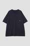【予約販売】COTTON POLYESTER PLAIN JERSEY TOP マーガレット・ハウエル/MARGARET HOWELL ネイビー