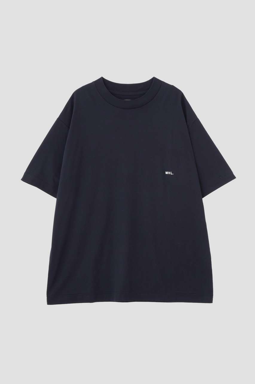 マーガレット・ハウエル/MARGARET HOWELLの【予約販売】COTTON POLYESTER PLAIN JERSEY TOP(ネイビー/5956266600)