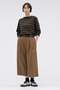 【予約販売】LIGHT COTTON MELANGE STRIPE TOP マーガレット・ハウエル/MARGARET HOWELL