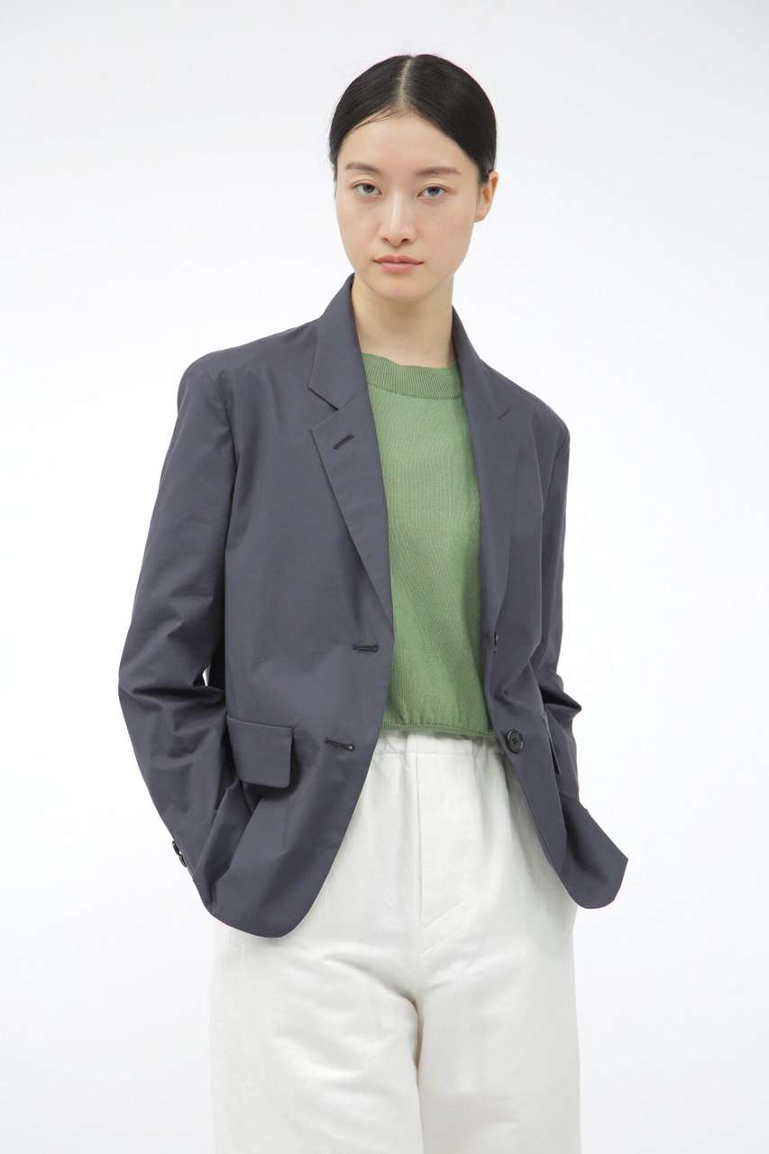 マーガレット・ハウエル/MARGARET HOWELLのMATT COTTON SILK POPLIN(ネイビー/5785120003)
