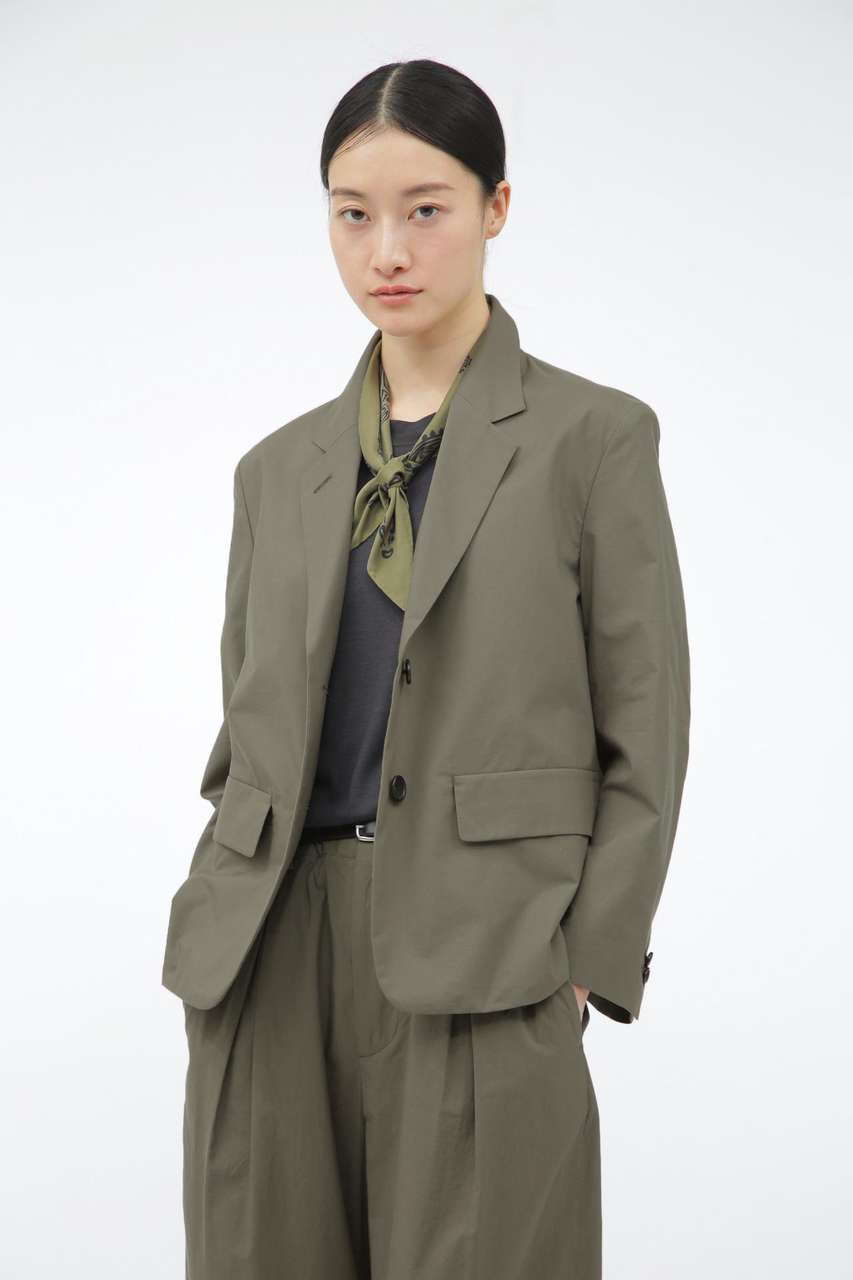 マーガレット・ハウエル/MARGARET HOWELLのMATT COTTON SILK POPLIN(カーキ/5785120003)