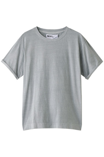 MARGARET HOWELL マーガレット・ハウエル 【MHL.】コットンクルーネックTシャツ ブルー