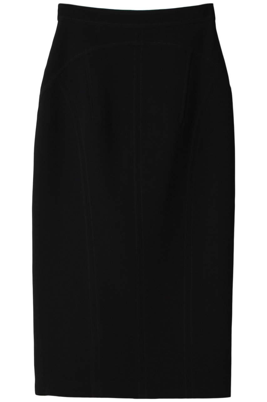 ＜ELLE SHOP＞ N°21 バッグスリット タイトスカート (ブラック 40) ヌメロ ヴェントゥーノ ELLE SHOP画像