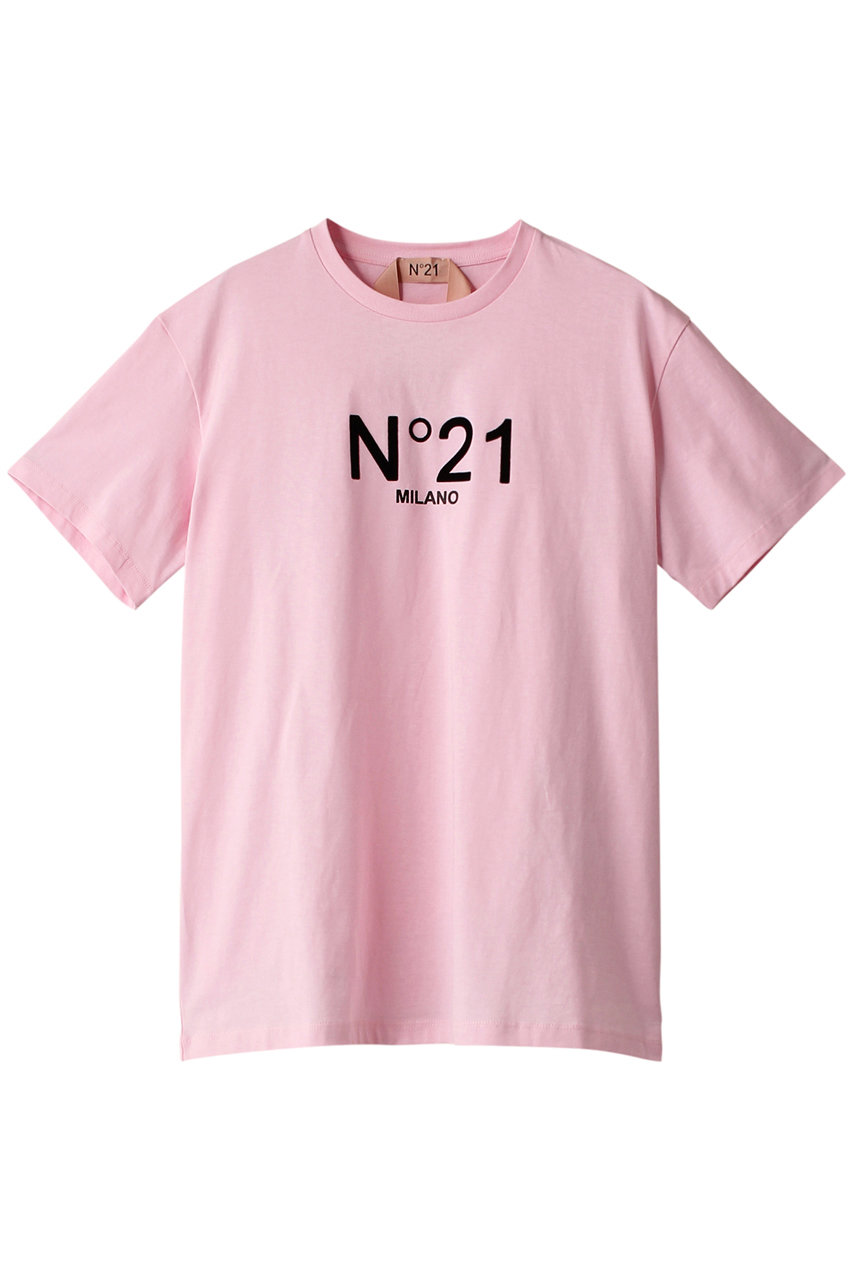 N°21 ロゴTシャツ (ピンク, 40) ヌメロ ヴェントゥーノ ELLE SHOP