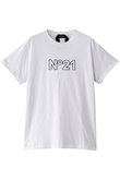 N°21(ヌメロ ヴェントゥーノ)｜【MEN】ロゴTシャツ/ホワイト の