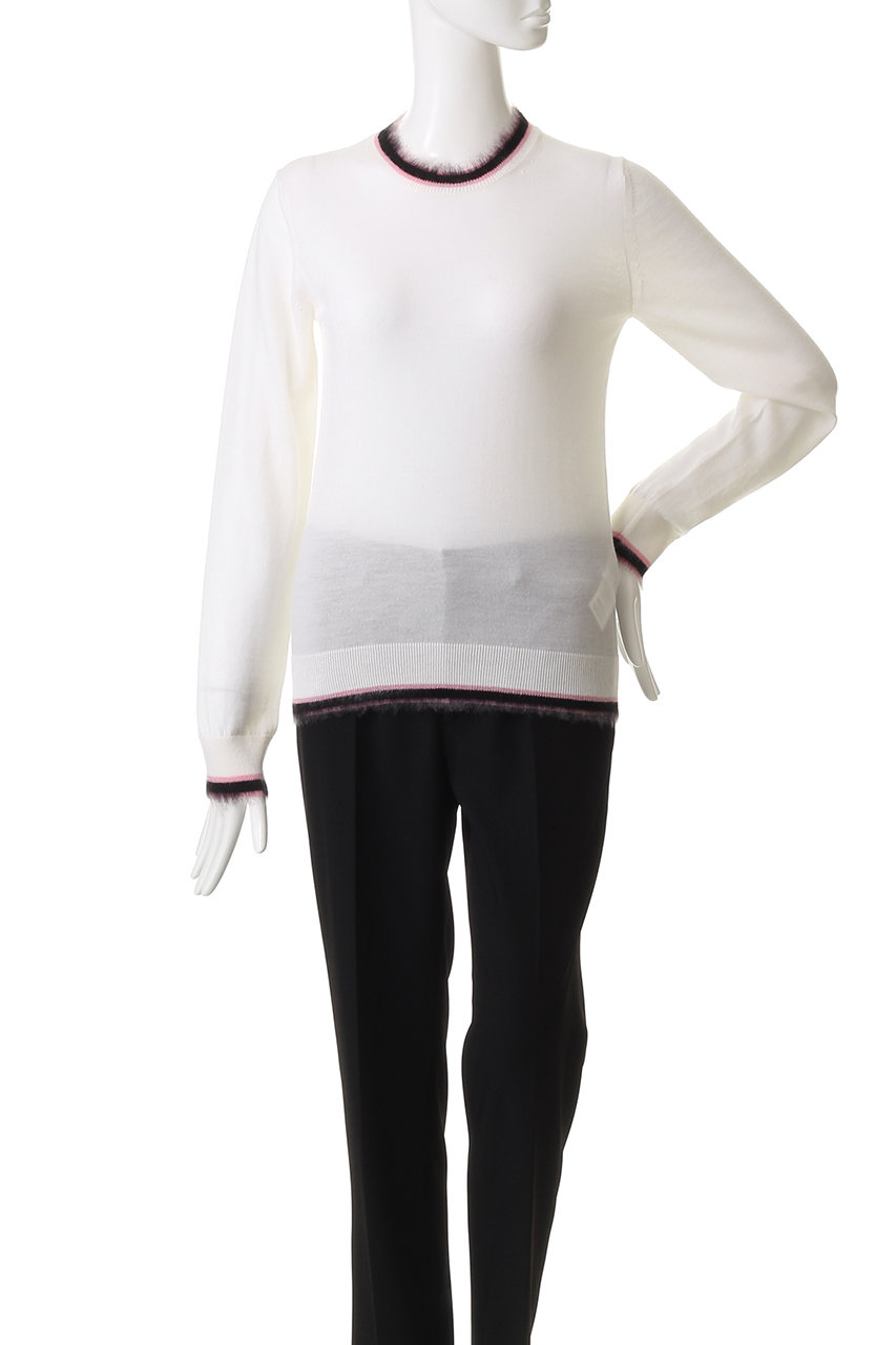 N°21(ヌメロ ヴェントゥーノ)｜クルーネック ニットトップス