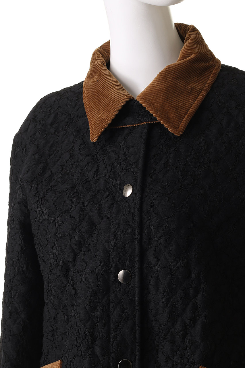 N°21(ヌメロ ヴェントゥーノ)｜キルティング ブルゾン/ブラック の通販