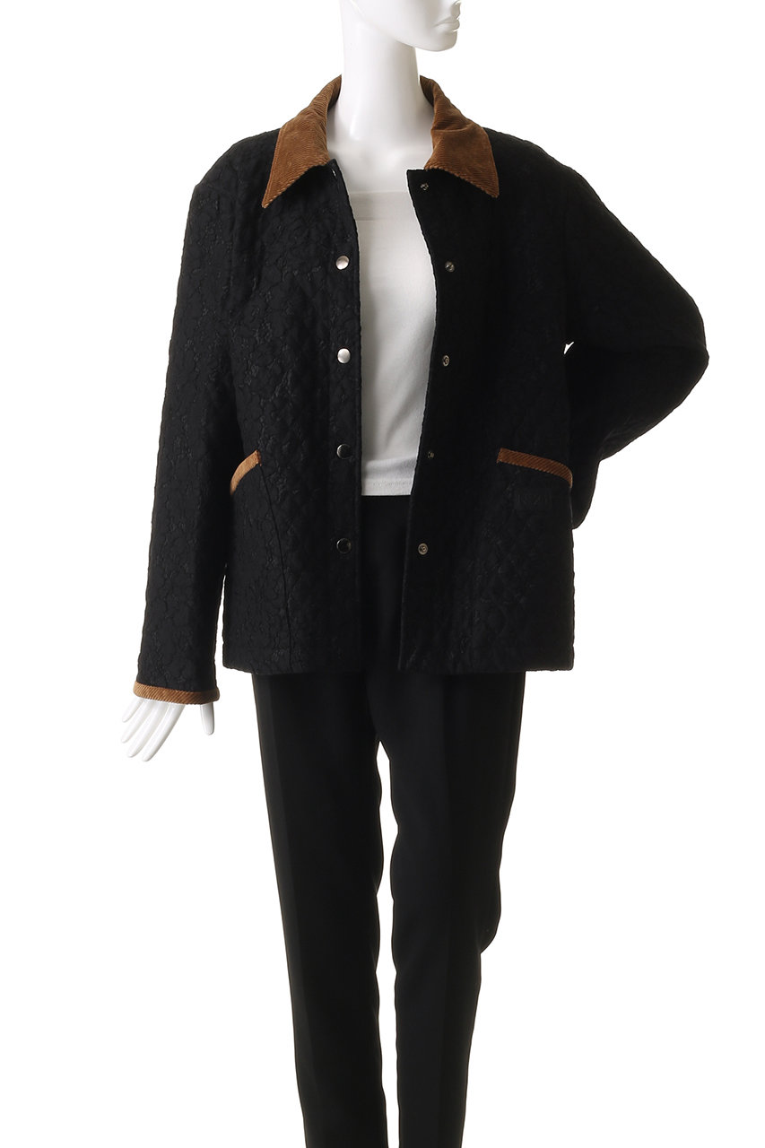 N°21(ヌメロ ヴェントゥーノ)｜キルティング ブルゾン/ブラック の通販