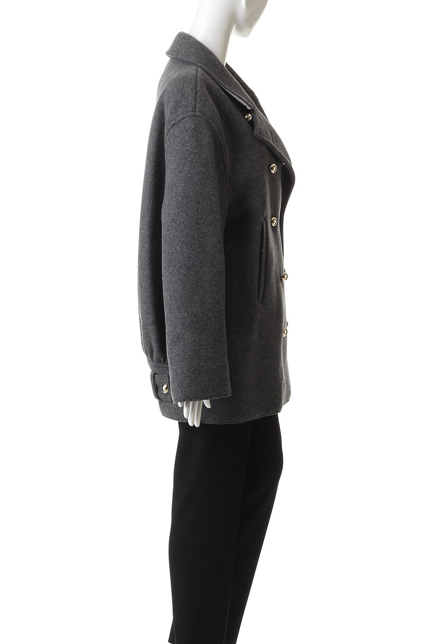 ヌメロヴェントゥーノ　Nº21 高級　コート　ジャケット　ウール　ショート丈 N°21(ヌメロ ヴェントゥーノ)｜ダブルボタンショートコート