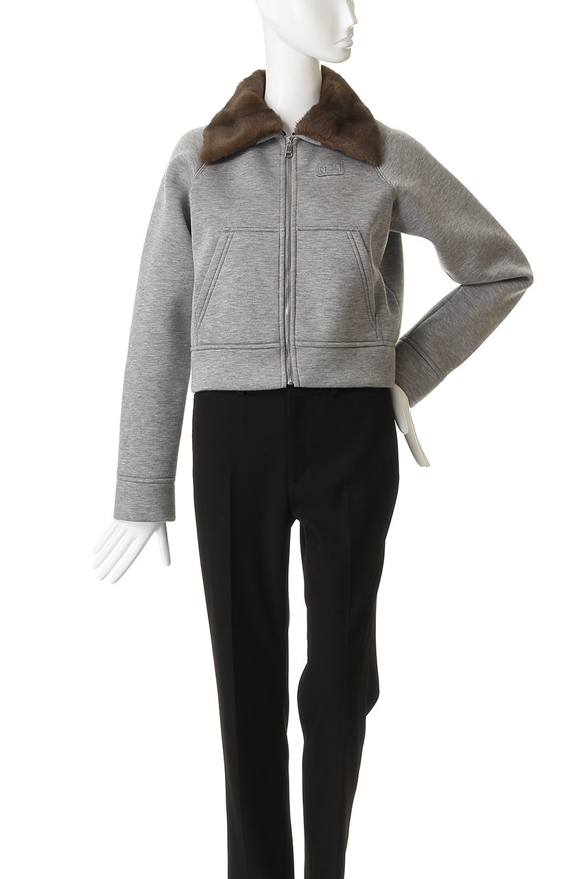 N°21(ヌメロ ヴェントゥーノ)｜フェイクファーカラージップアップ