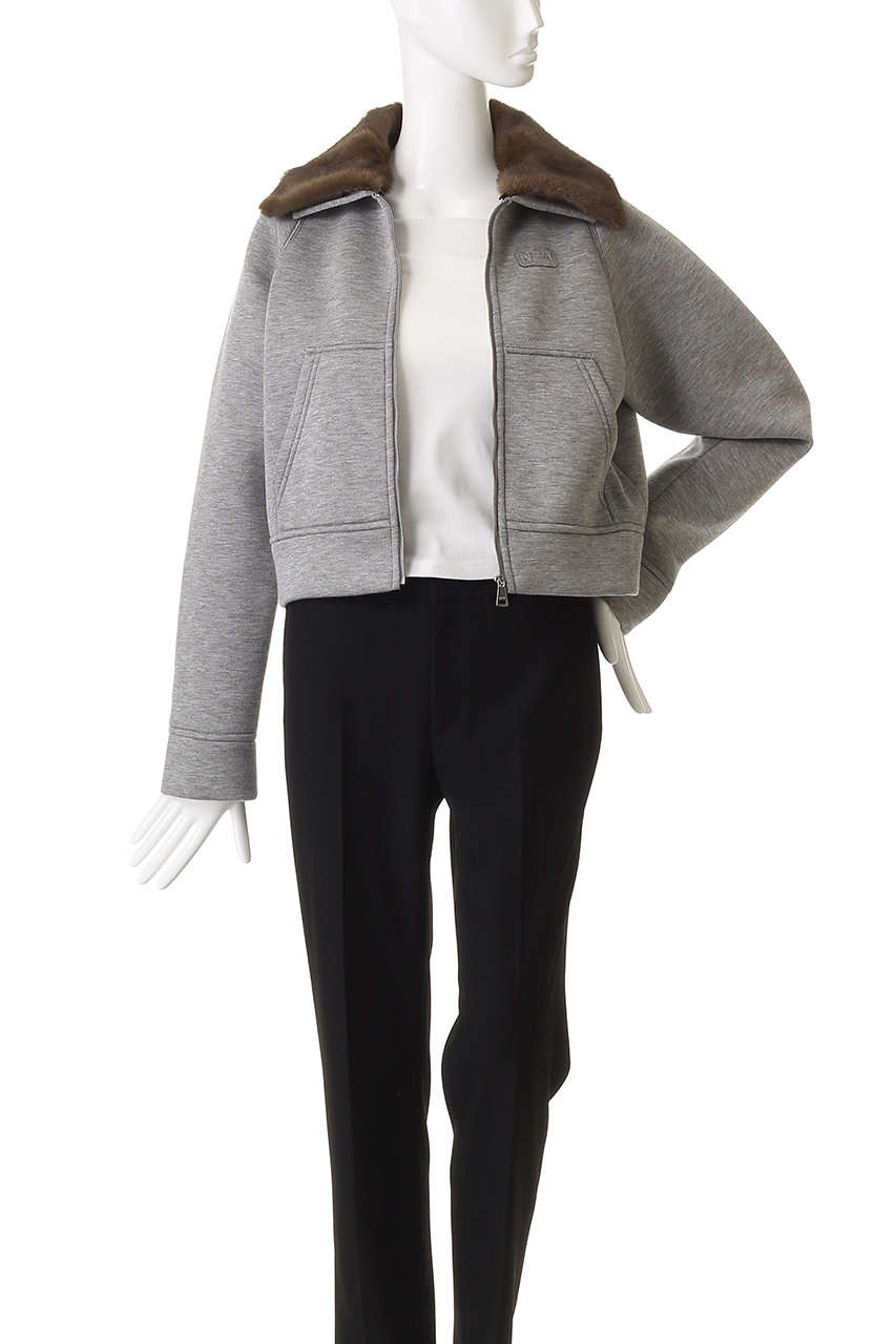 N°21 ブルゾン N°21(ヌメロ ヴェントゥーノ)｜フェイクファーカラージップアップ