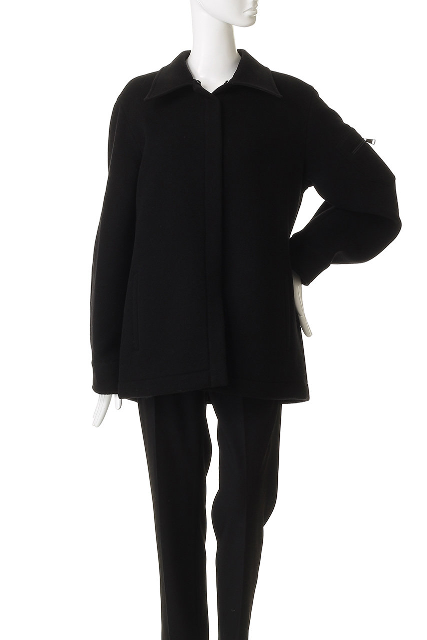 N°21(ヌメロ ヴェントゥーノ)｜フェイクファーカラーショートコート