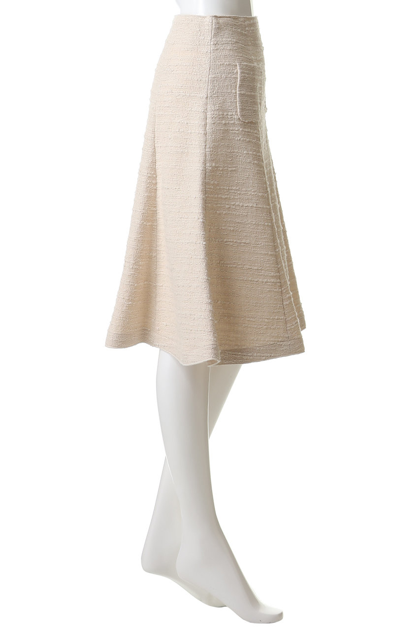 N°21のフレアスカート／新品未使用 N°21(ヌメロ ヴェントゥーノ)｜ツイード Wポケット ミディ フレア