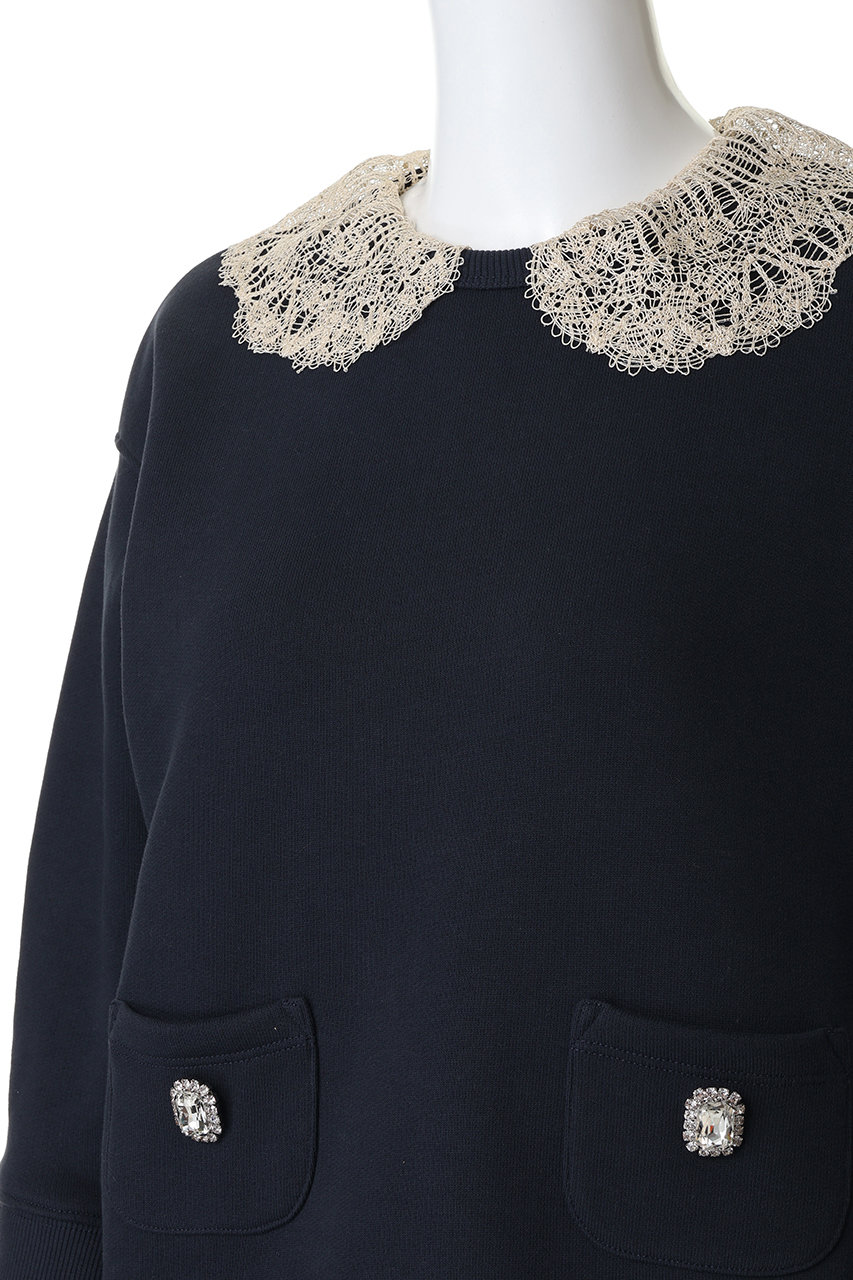 希少 N°21 ヌメロヴェントゥーノ フラワーレース プルオーバー N°21（ヌメロヴェントゥーノ） ワンピース H011 5034 レディース