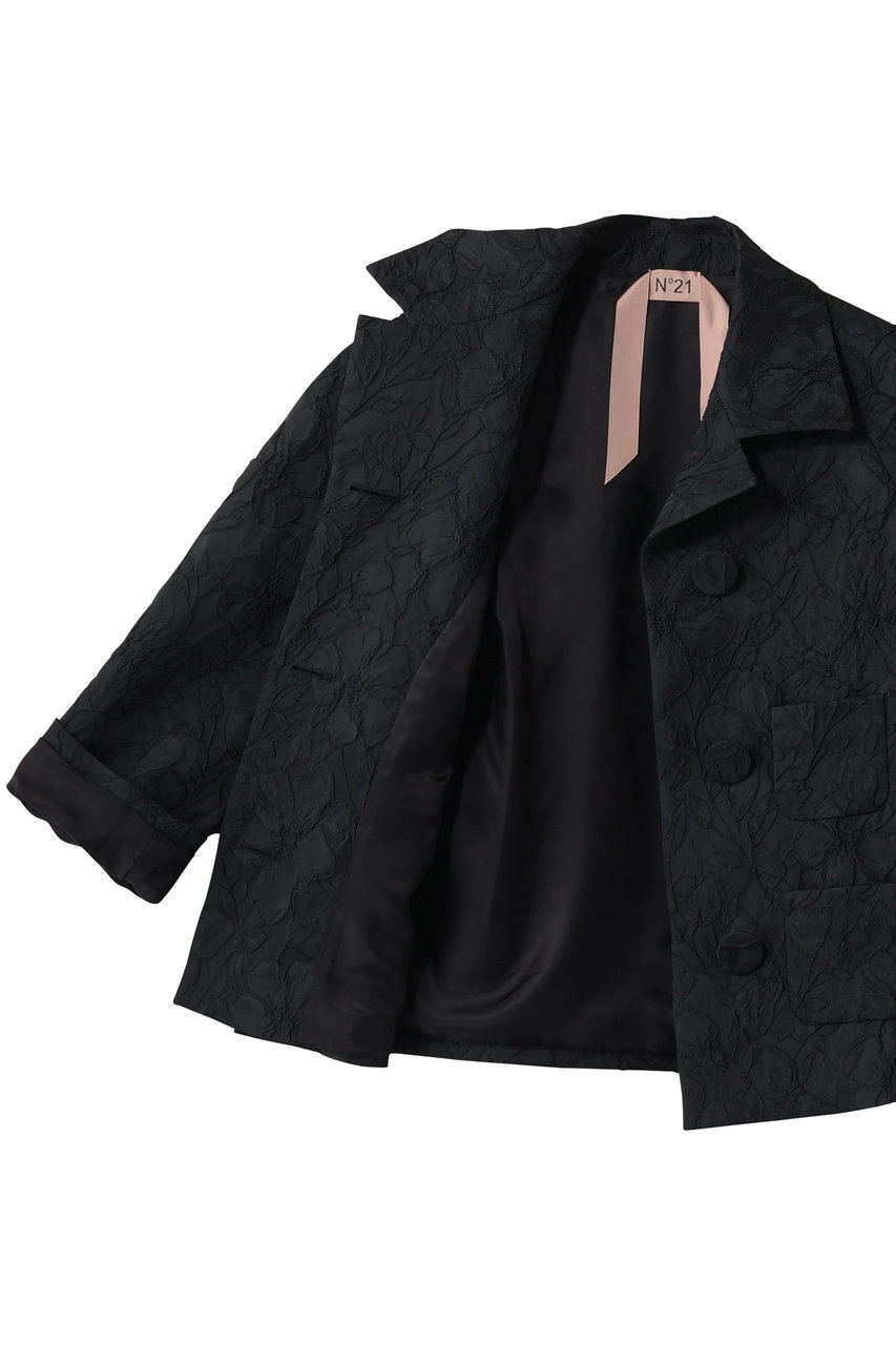 N°21(ヌメロ ヴェントゥーノ)｜ショート ジャケット/ブラック の通販