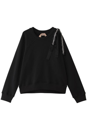 ヌメロ ヴェントゥーノ/N°21のテープリボン モチーフ スウェット(110100/110105)