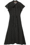 ドット プリント ドレス ヌメロ ヴェントゥーノ/N°21 ブラックドット