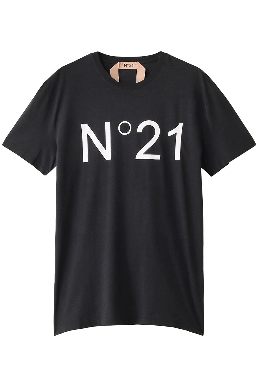 N°21 ヌメロ ヴェントゥーノ ロゴTシャツ ブラック