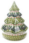 クリスマスキャンディーボックス ポーリッシュポタリー/Polish Pottery -