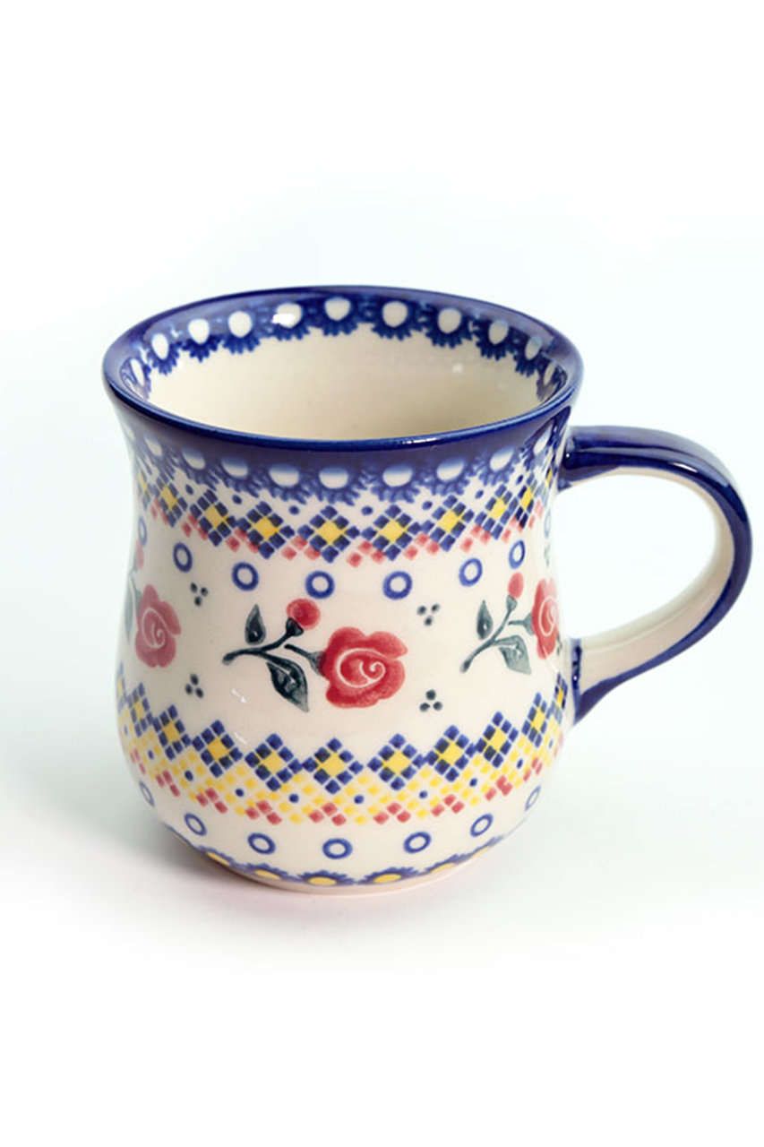 Polish Pottery(ポーリッシュポタリー)｜マグカップ/ブルー の通販