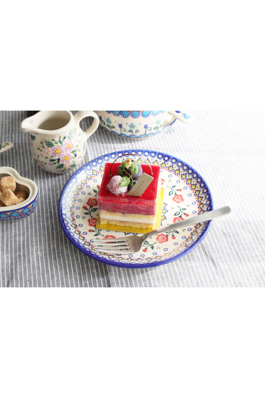 Polish Pottery(ポーリッシュポタリー)｜平皿φ19cm/ブルー の通販｜ELLESHOP・(エル・ショップ)