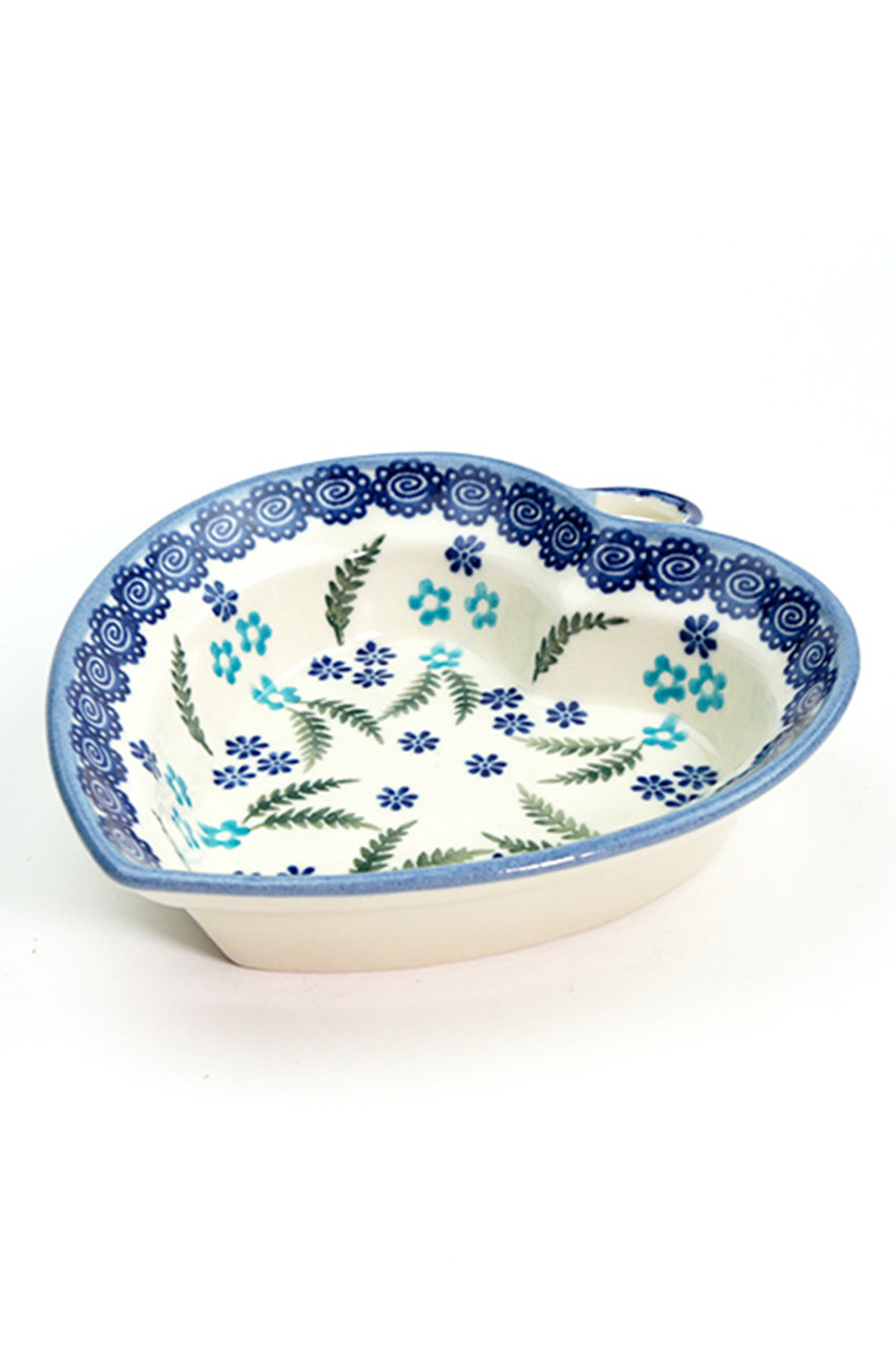 Polish Pottery(ポーリッシュポタリー)｜ハートボウル/ブルー の通販