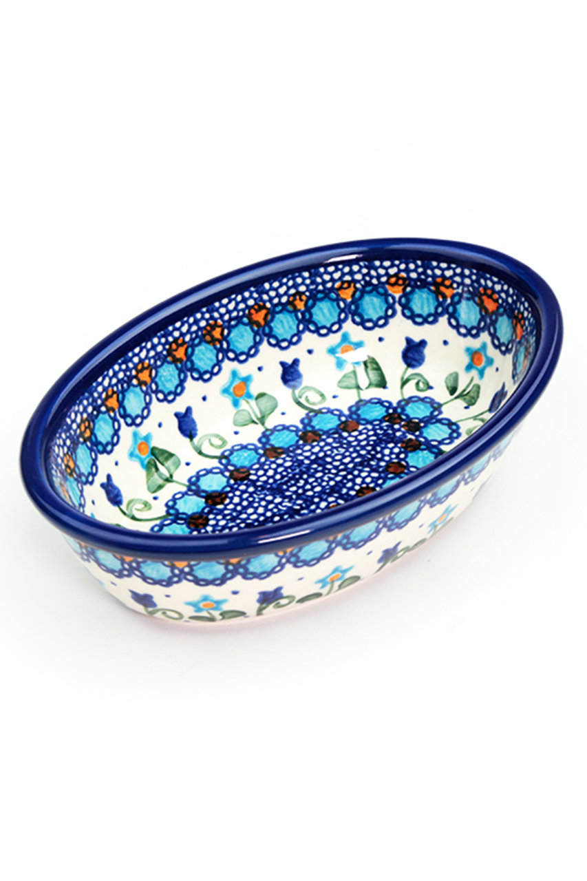 Polish Pottery オーブン皿・オーバル・ミニ ポーリッシュポタリー ELLE SHOPの画像