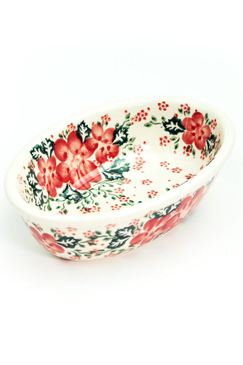 ポーリッシュポタリー/Polish Potteryのオーブン皿・オーバル・ミニ(-/V564-U446)