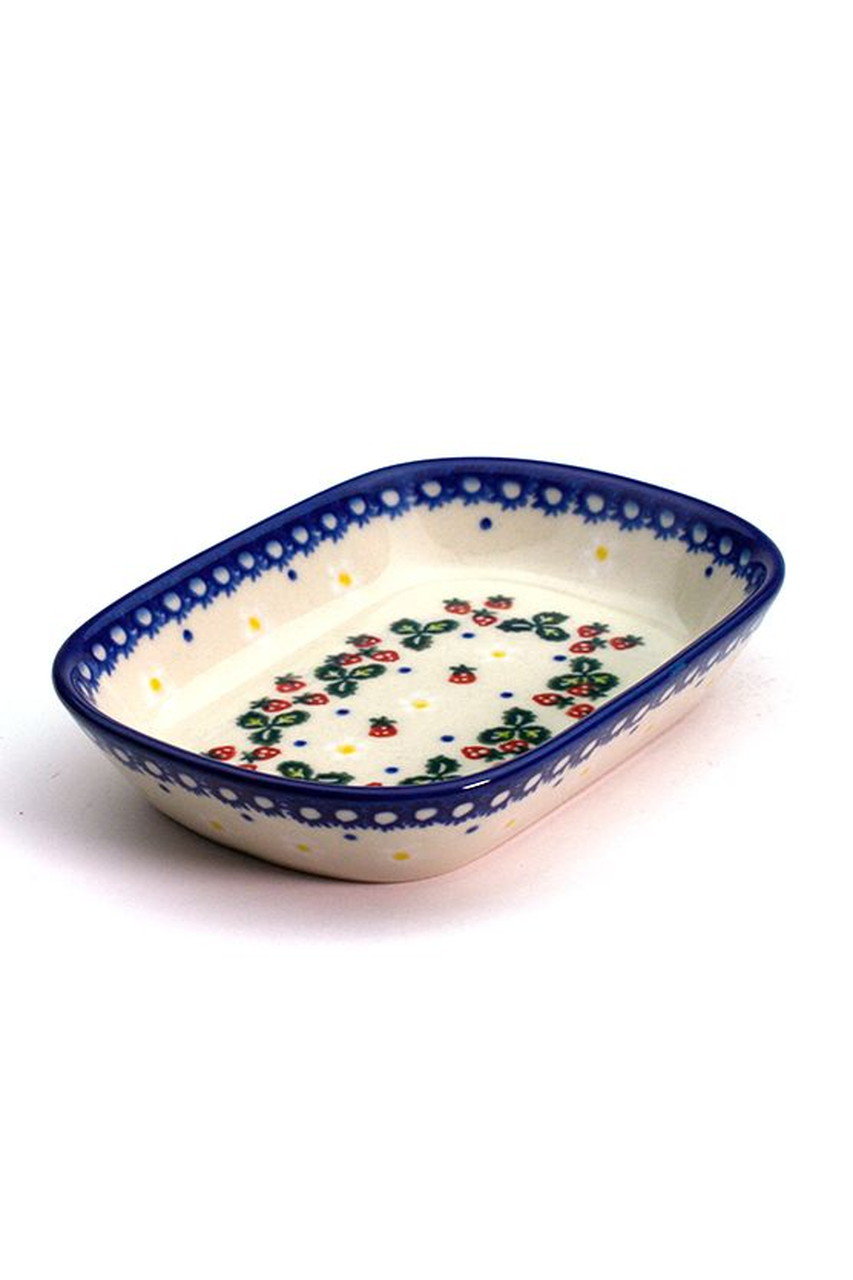 ポーリッシュポタリー/Polish Potteryのオリーブ皿(-/V172-B264)