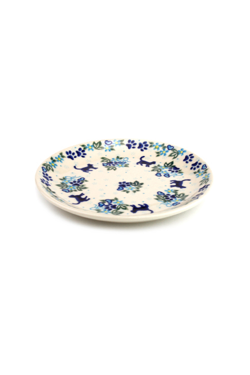 Polish Pottery 平皿φ17ｃｍ (ブルー F) ポーリッシュポタリー ELLE SHOP画像