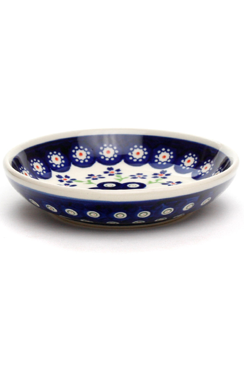 ポーリッシュポタリー/Polish Potteryの銘々皿(ブルー/Z1951-912)