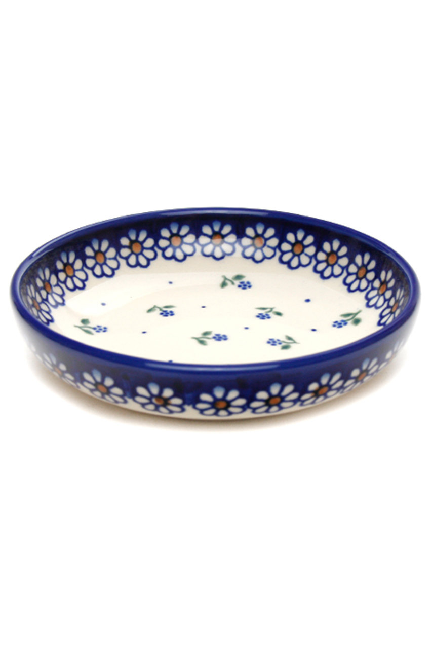 ポーリッシュポタリー/Polish Potteryの銘々皿(ブルー/V438-C022)