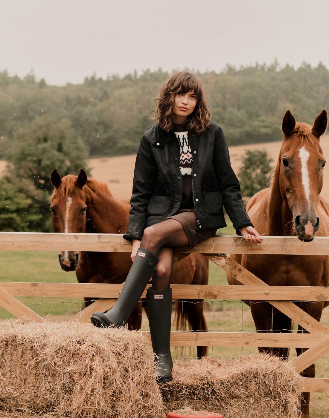 HUNTER(ハンター)｜オリジナル トール レイン ブーツ/ブラック の通販