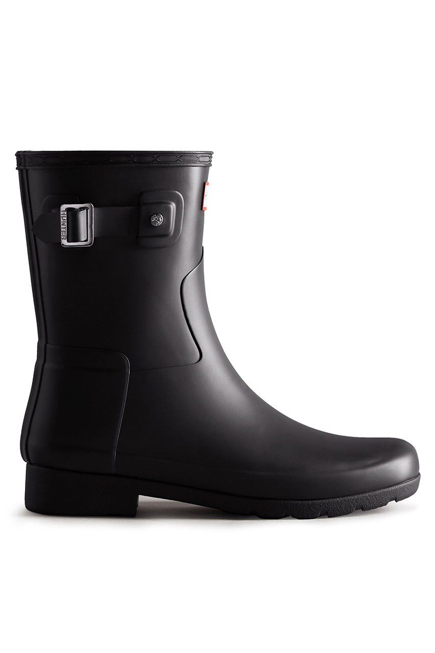 ハンター/HUNTERのオリジナル リファインド ショート レイン ブーツ(ブラック/WFS2200RMA)