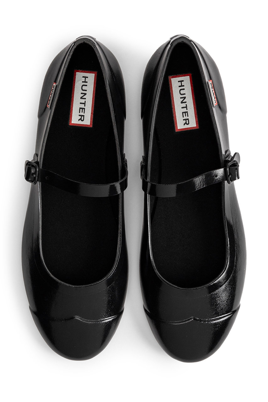 リファインド メリー ジェーン バックル バレリーナ グロス