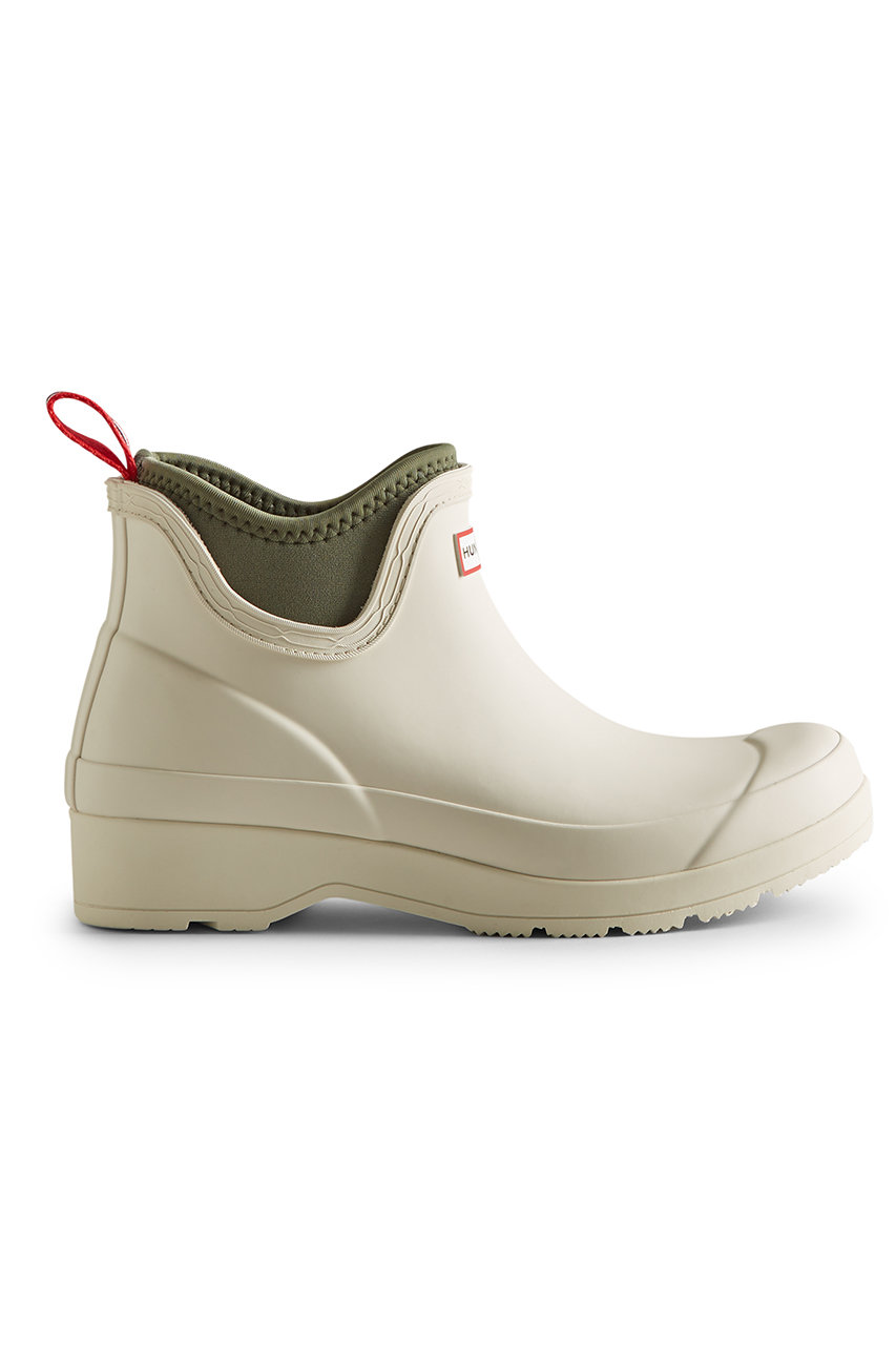 ハンター/HUNTERのプレイ 合成ゴム チェルシー ブーツ(シェイディッドホワイト/ライケングリーン/WFS3020RMA)