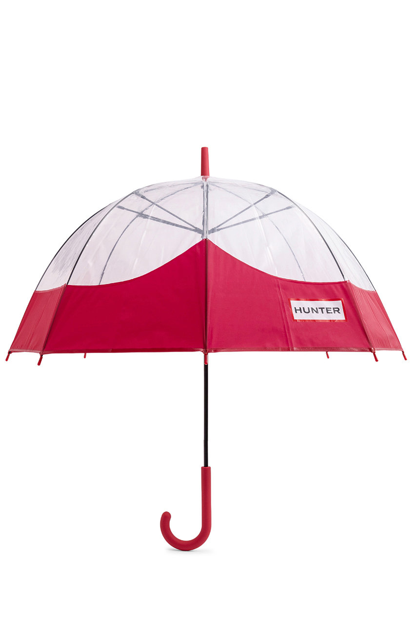 ハンター/HUNTERのトランスペアレント マスタッシュ バブル アンブレラ(ミリタリーレッド/UAU7029UPM)