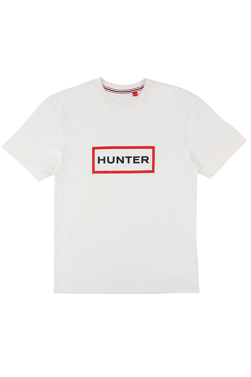 ハンター/HUNTERのHUNTER ロゴ Tシャツ(ホワイト/UJT1100CTN)
