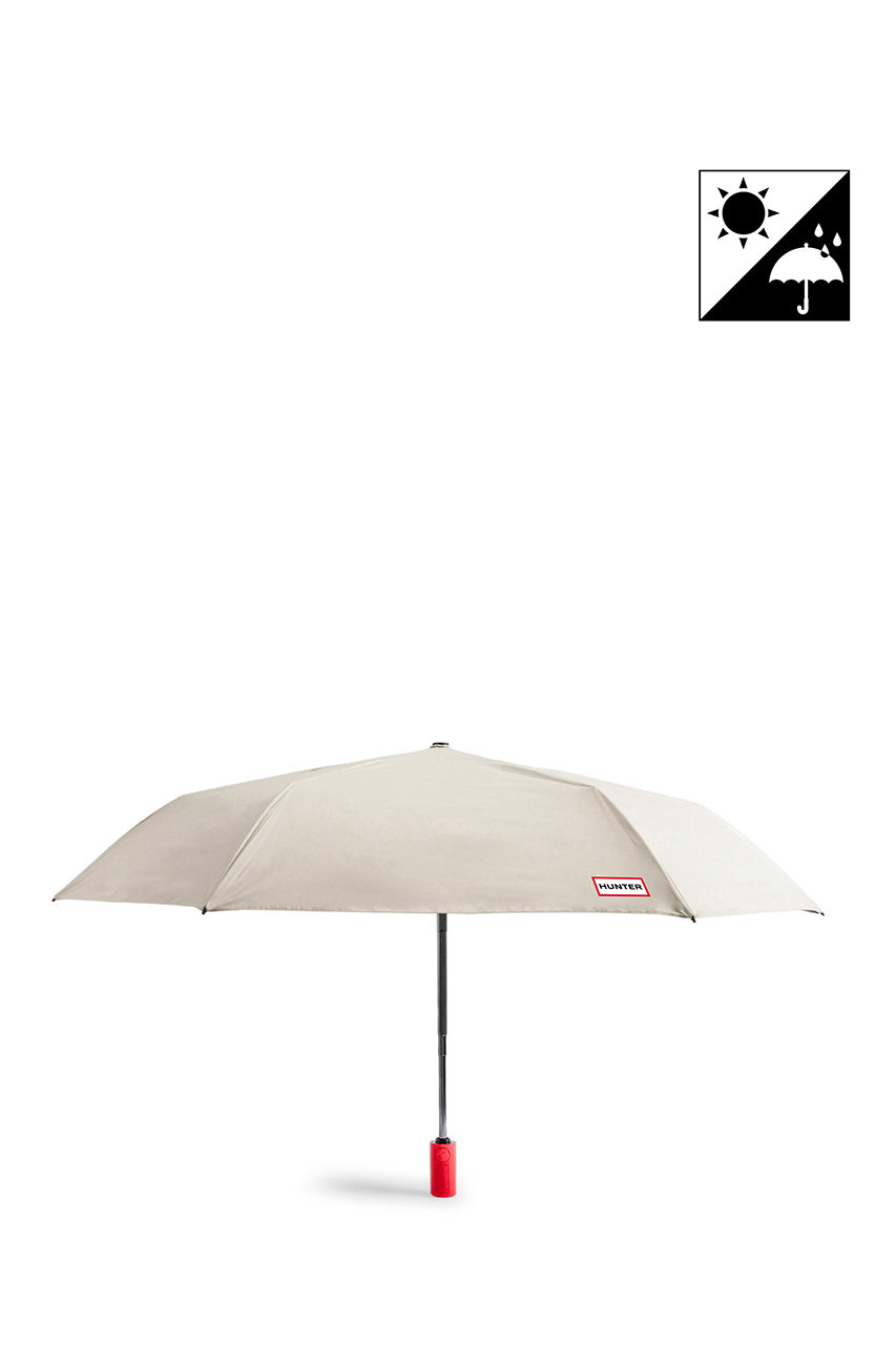 ハンター/HUNTERのオール ウェザー オート コンパクト アンブレラ (晴雨兼用傘) 50CM(ホワイトウィロー/UAU7029UPN)